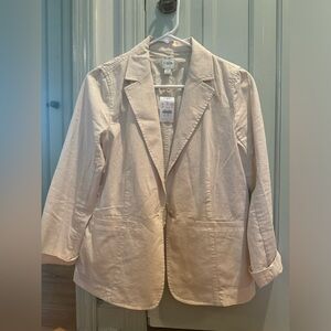 NWT JCREW Linen blazer 4P